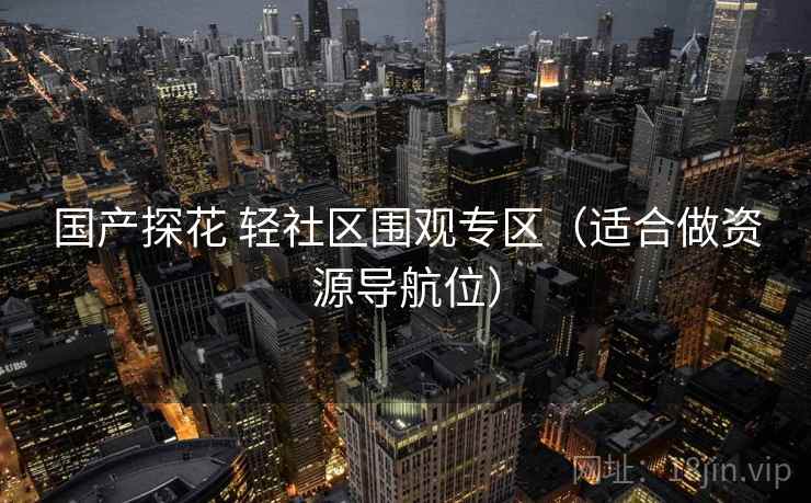 国产探花 轻社区围观专区（适合做资源导航位）