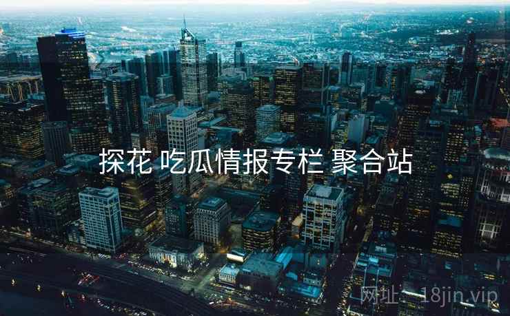 探花 吃瓜情报专栏 聚合站